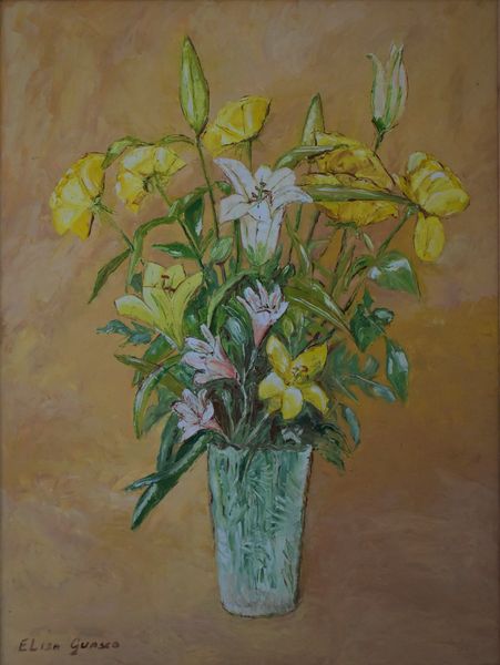 VASO CON GIGLIO BIANCO